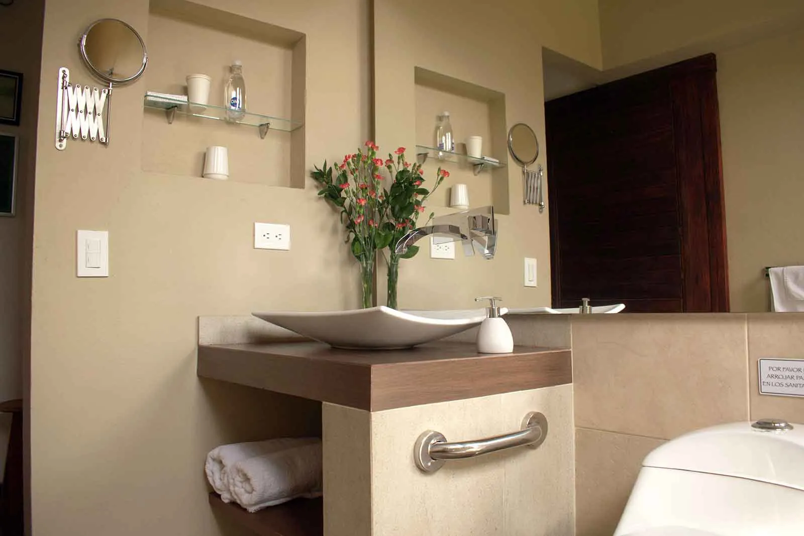 baño de hotel